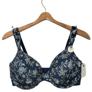 🆕️Lucky Brand Floral Full Figure Comfort Straps 38D Bra